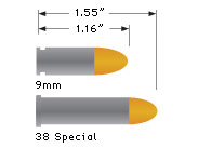 9mm vs 38 Special