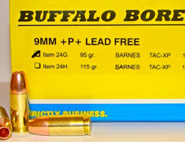 Buffalo Bore 95gr. 9mm TAC XP
